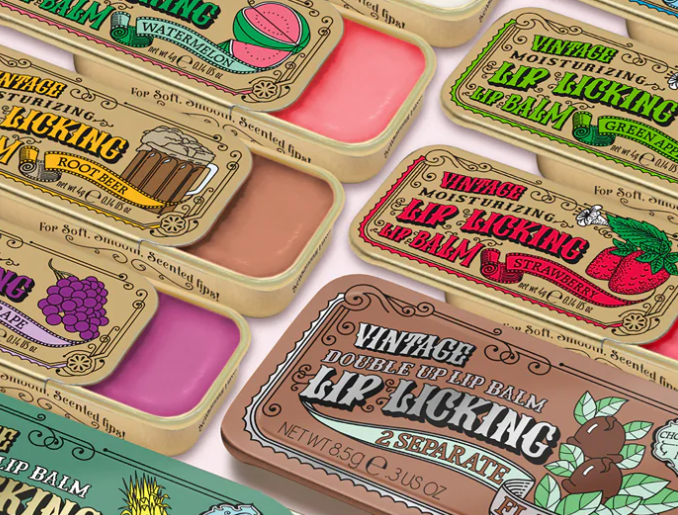 Vintage Lip Licking Lip Balm