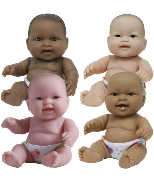 10" Lots to Love Babies with Different Skin Tones - Set of 4