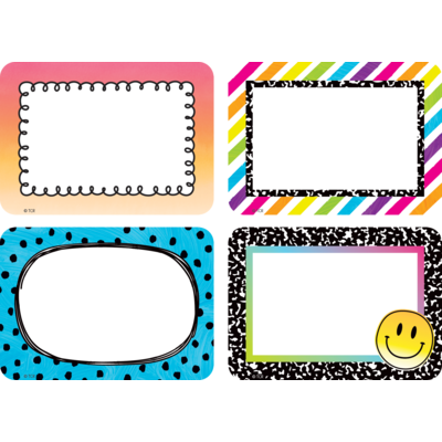 Brights 4Ever Name Tags/Labels - Multi-Pack – Trendy Teachers, LLC